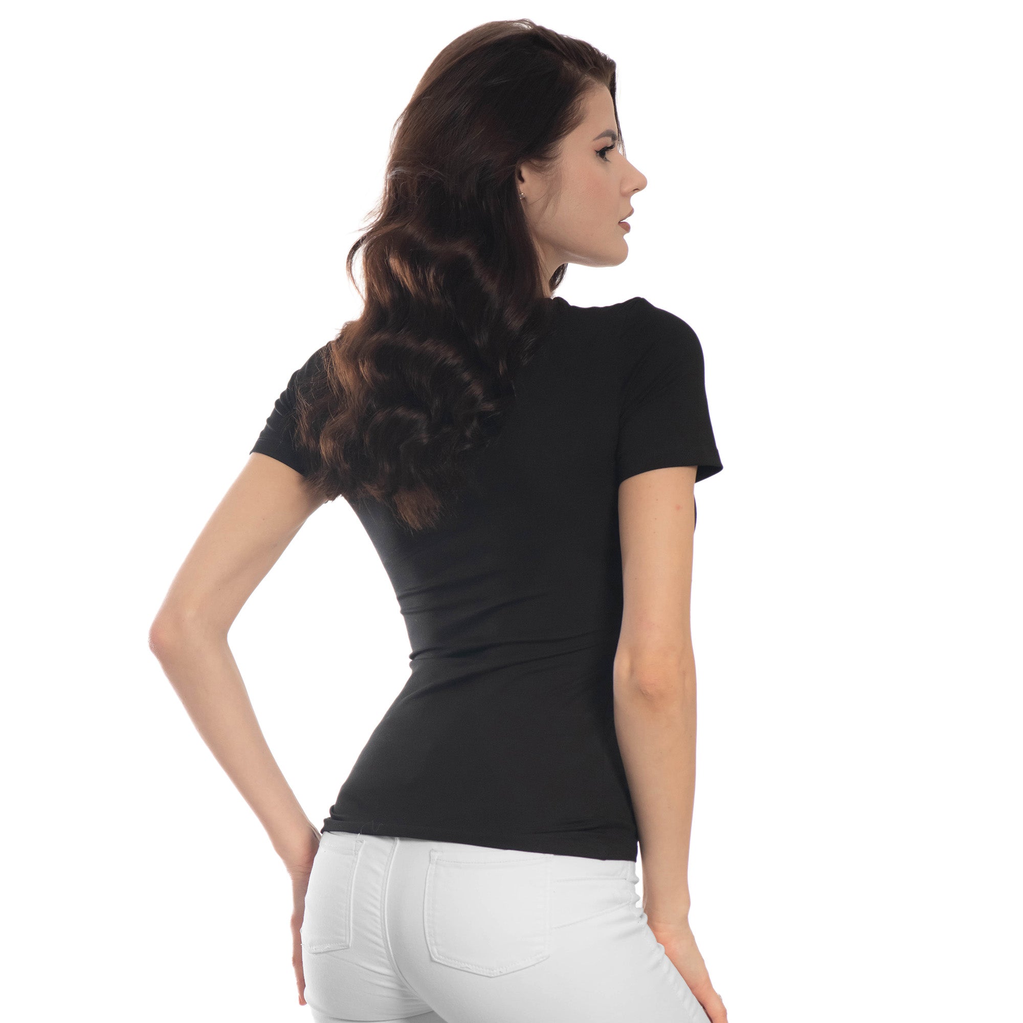 Ruffled High Neck Contrast Side Tie Top