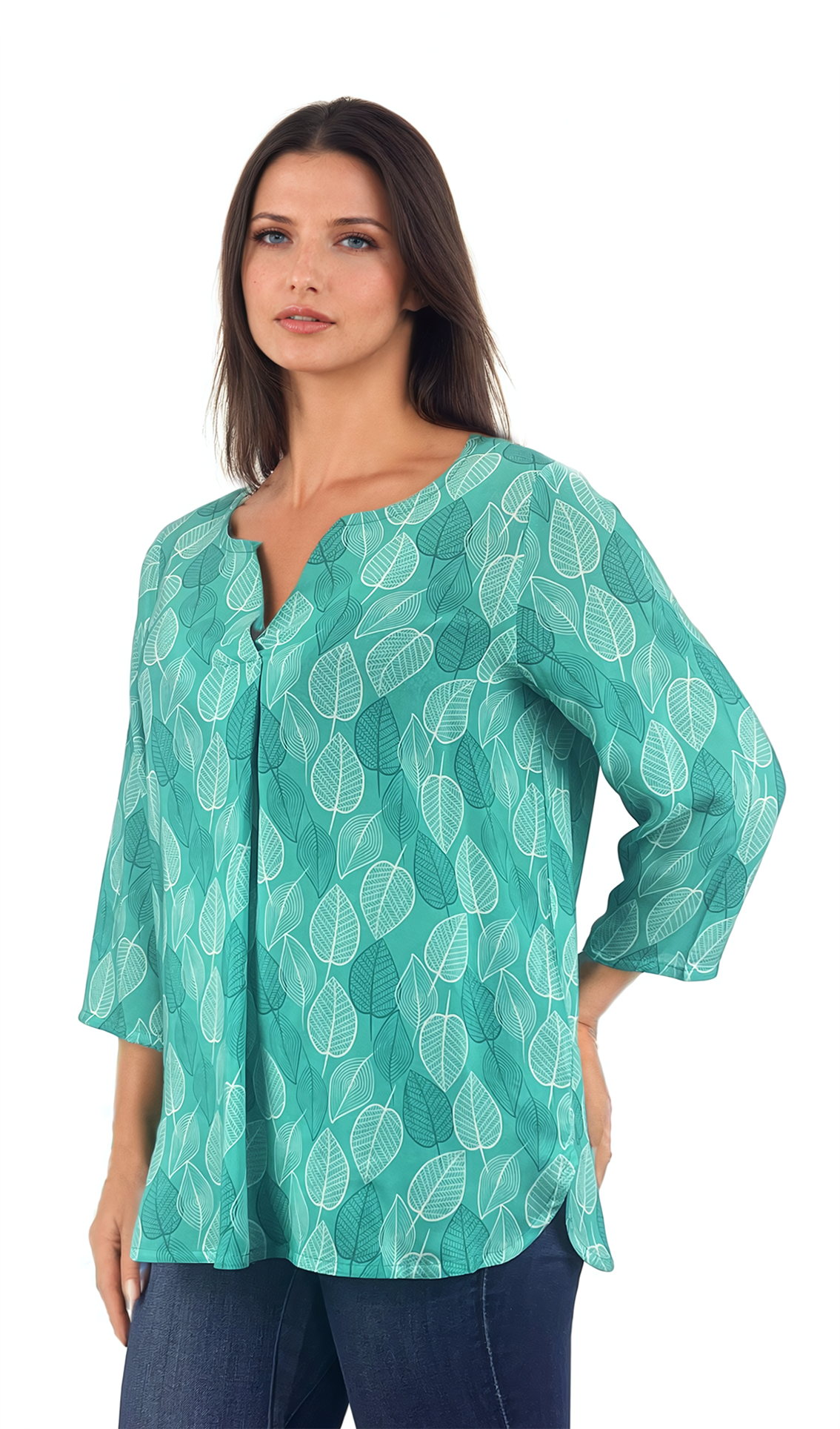 Ruffled High Neck Contrast Side Tie Top